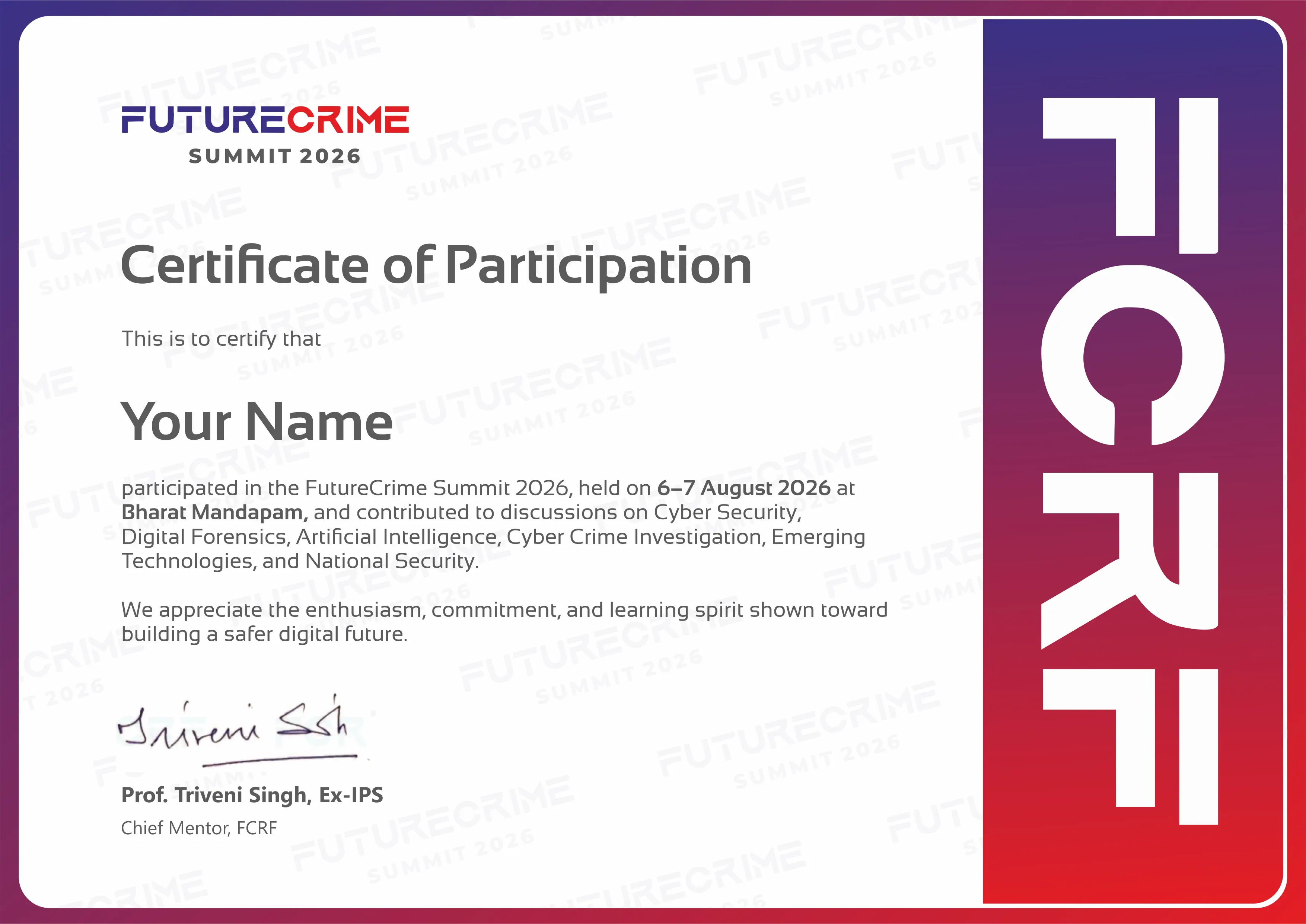 My Official Certification